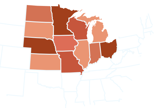 Midwest-Tax Relief-Service-Area-Map