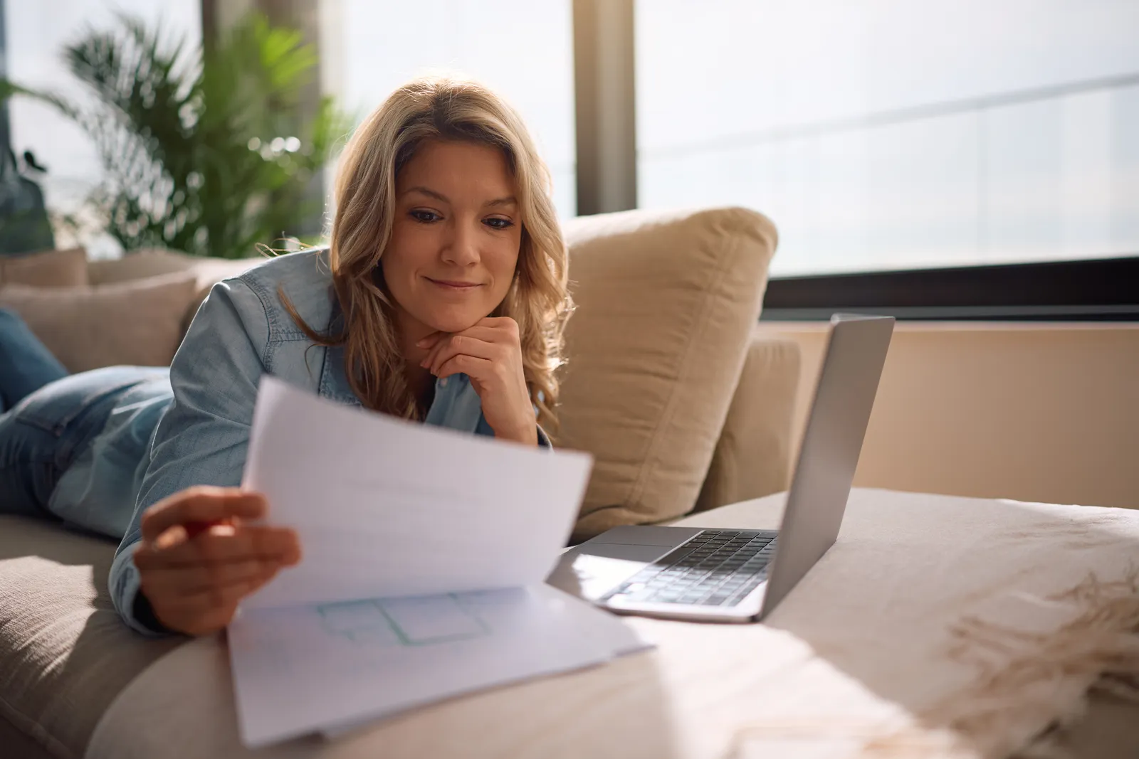woman-reviewing-irs-automatic-exemption-from-penalty-letter